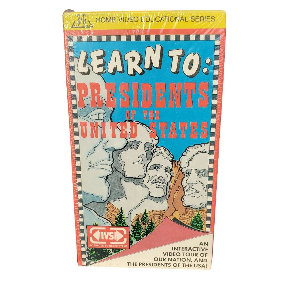 Learn To: Presidents of the United States~Thru 1989~Factory Sealed VHS Tape